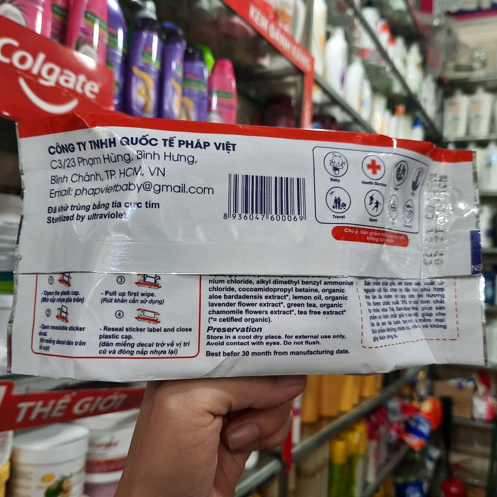 Khăn ướt Baby Wipes 80 tờ Bách hoá đô