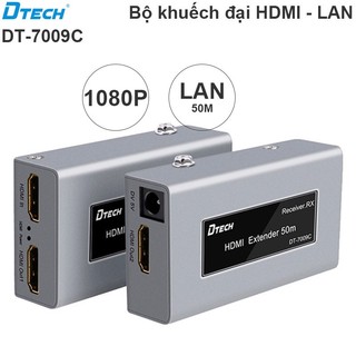 Bộ mở rộng cáp mạng hdmi dtech dt-7009c