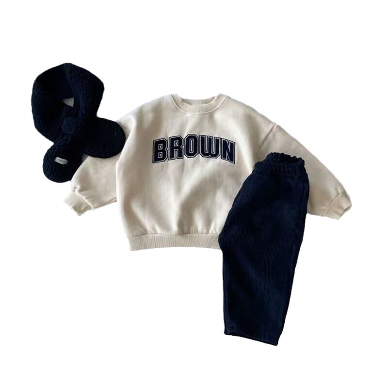 Aiyaya Quần áo bé gái, áo len in hình, phong cách Hàn Quốc mùa thu mới, mặc thoải mái