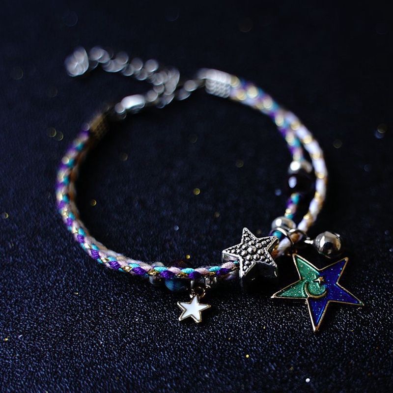 Bbyter Vòng Tay Hành Tinh Vũ Trụ Ngôi Sao Mặt Trăng Quà Tặng Cho Bạn Gái Sinh Viên