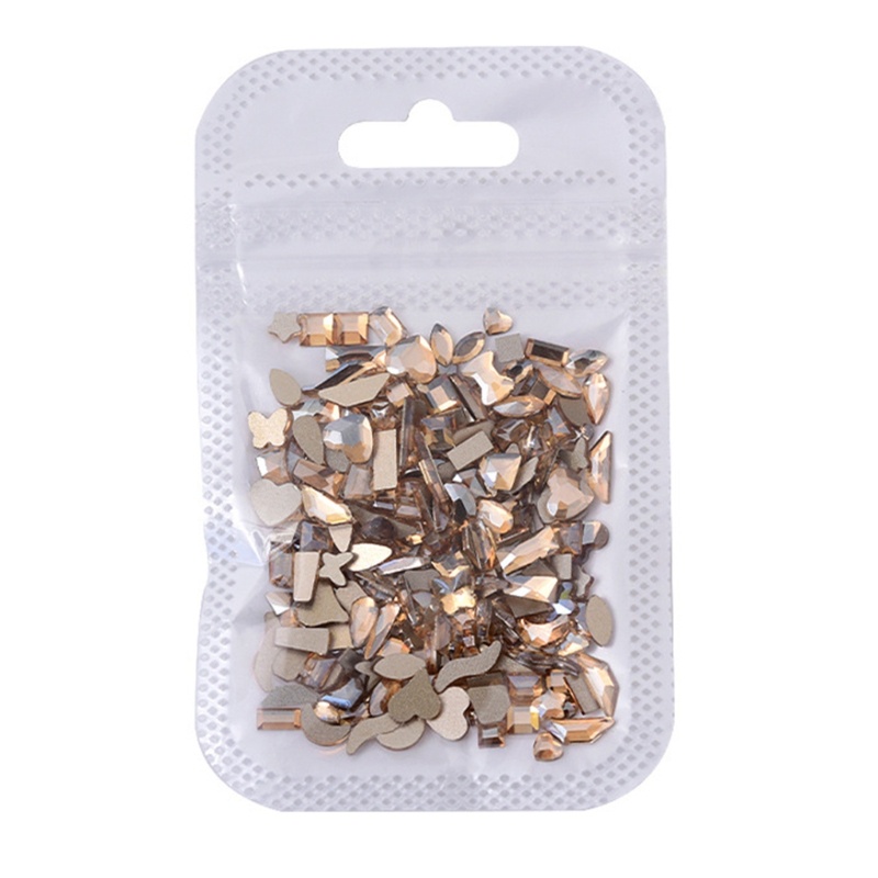 Set 100 Hạt Pha Lê 3d mini Đính Móng Nghệ Thuật charms