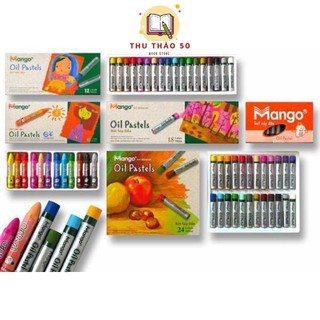 Bút màu sáp dầu mango 12/ 18/ 24/ 36 màu : 1 hộp.