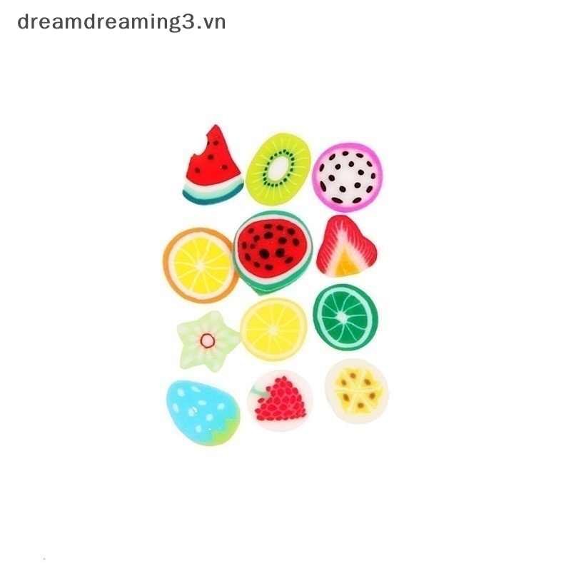 Bộ 1000 Miếng Dán Trang Trí Móng Tay 3d Hình Động Vật Trái Cây Xinh Xắn