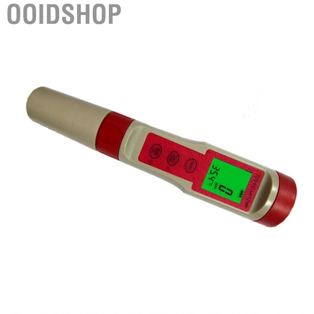 Ooidshop Water Quality Detector  Wear  Clear Display Eco Friendly Sturdy  PH TDS EC Temperature for Fish Tank
