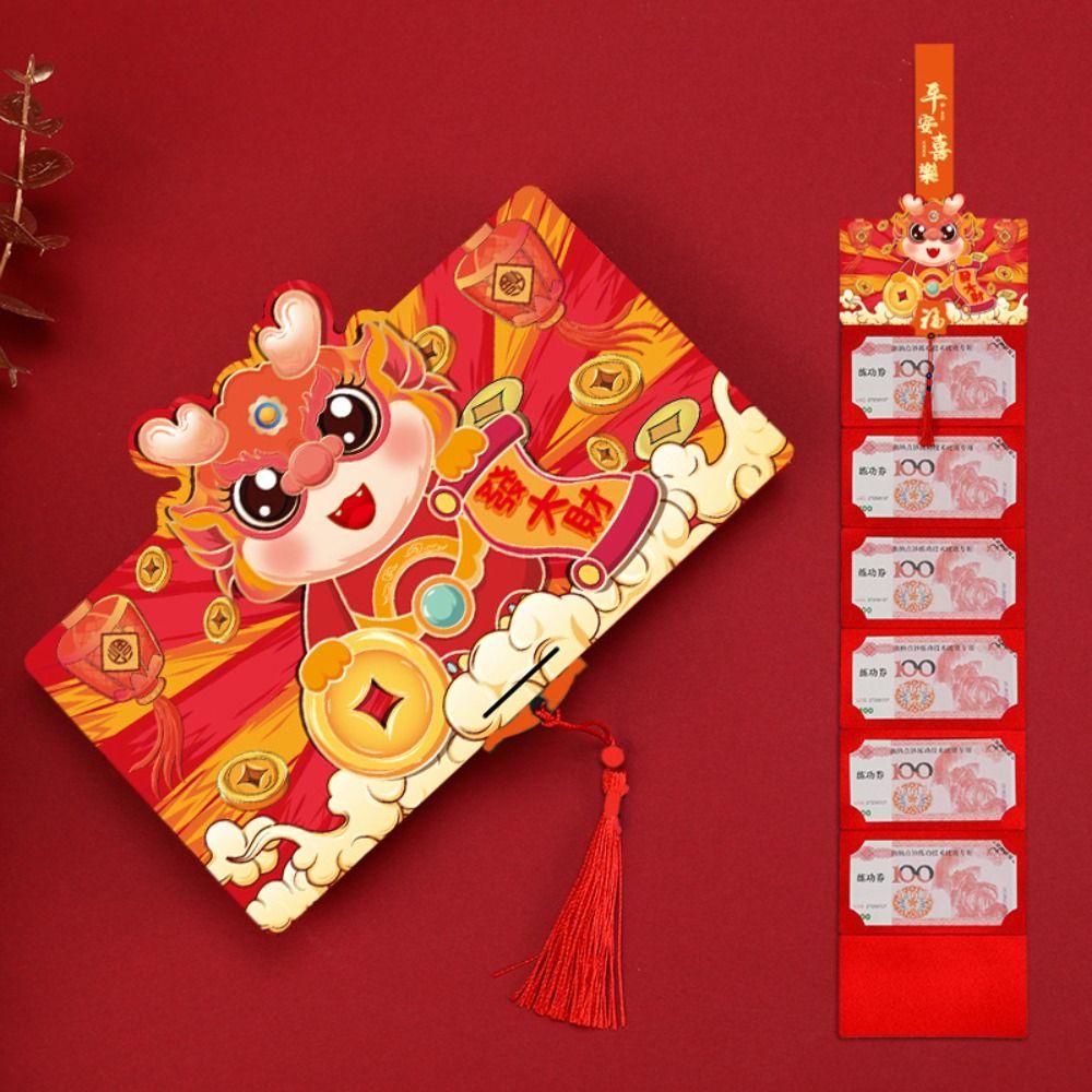 Bao Lì Xì Năm Mới 2024 Họa Tiết Rồng May Mắn