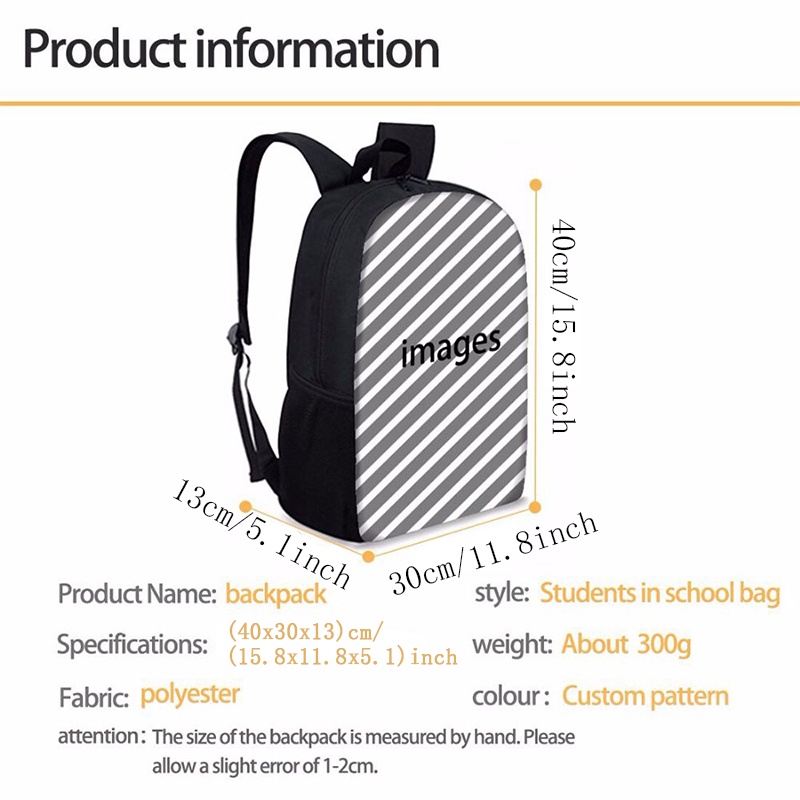 Mới Ba Lô Đeo Vai roblox 16 inch Không Thấm Nước Sức Chứa Lớn In Màu Hai Mặt