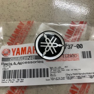 [Chính hãng Yamaha]YATE-8003 Logo xe YAMAHA(D= 2,5cm)