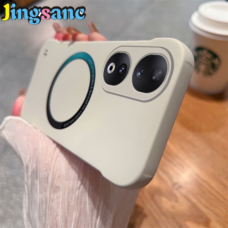 Ốp Điện Thoại Không Khung Jingsanc Cho Honor 90 5G / Honor 90 Lite 5G PC Cứng Mờ Siêu Mỏng Chống Sốc