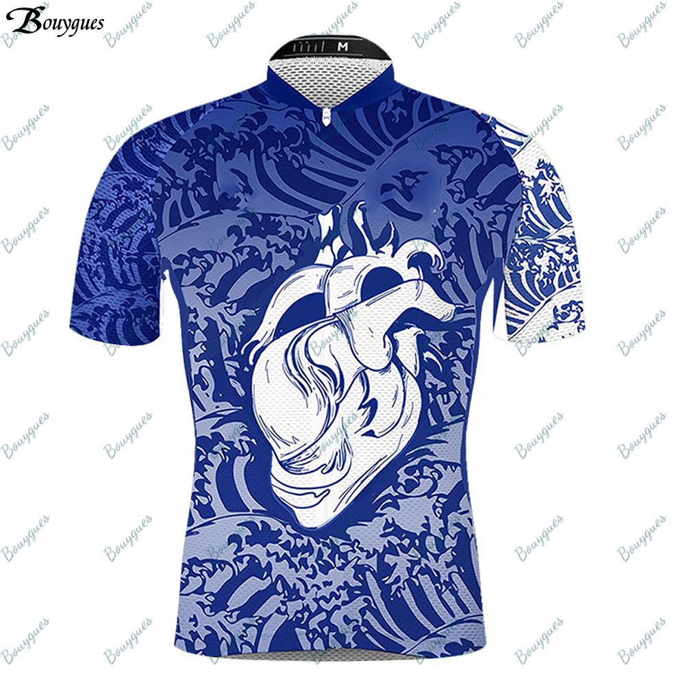 Mới Áo Thun Đạp Xe Leo Núi In Hình mtb Thời Trang Mùa Hè Cho Nam