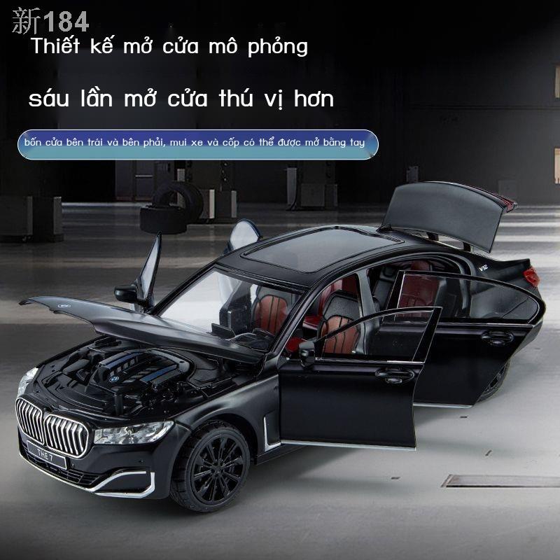 ☼ □❒1:24 BMW 7 Series hợp kim xe giả thật 760Li mô hình ô tô trang trí kinh doanh .