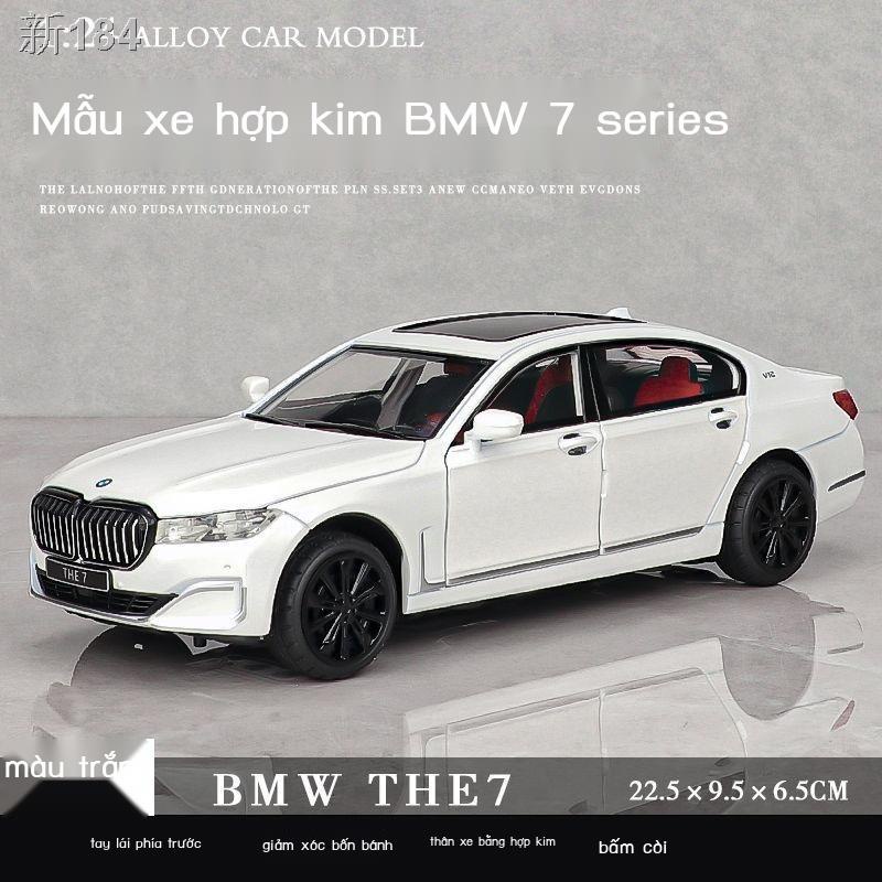 ☼ □❒1:24 BMW 7 Series hợp kim xe giả thật 760Li mô hình ô tô trang trí kinh doanh .