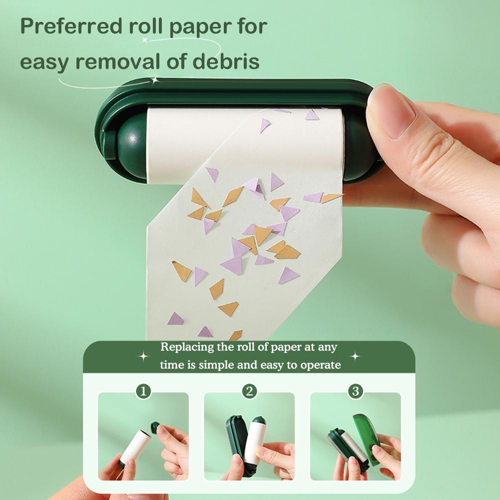 Con Lăn Hai Đầu Bằng Xơ Vải Loại Bỏ Lông Tơ Tằm p8o8