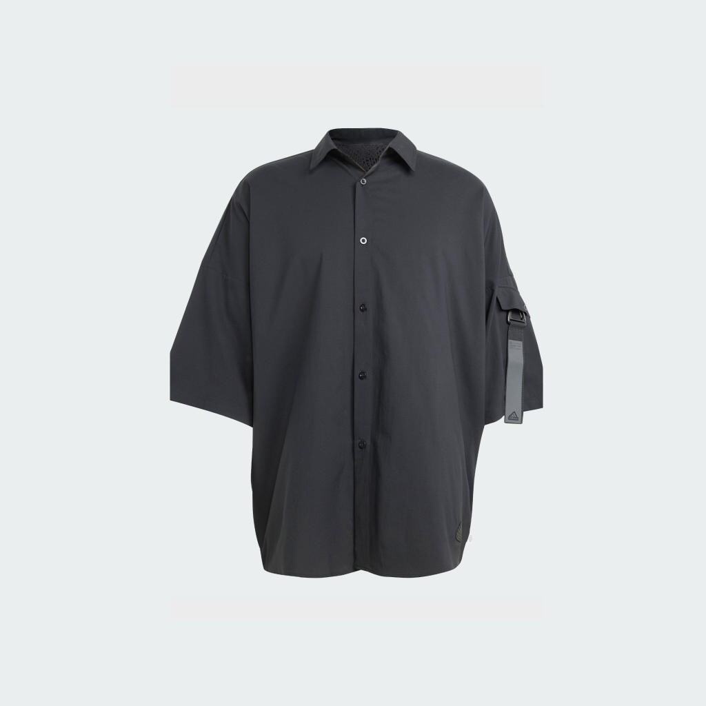 adidas Phong cách sống Áo Sơ Mi Premium City Escape Nam Đen IC6738