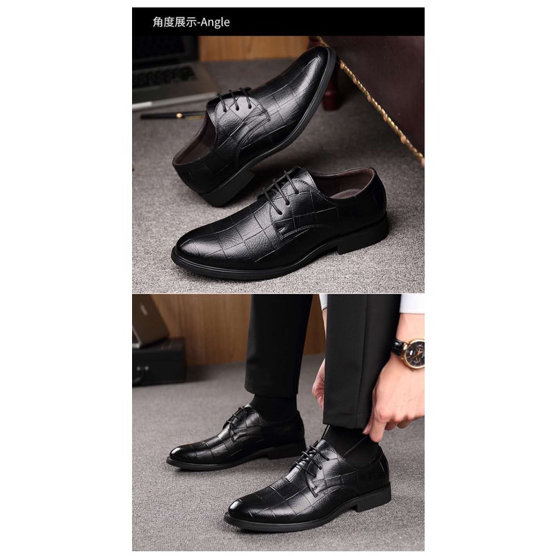 Nam Nữ Giày Da Oxford Thời Trang Công Sở Cho Nam