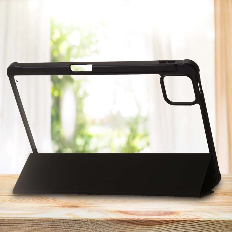 Bao Da pu Máy Tính Bảng Nắp Lật Trong Suốt Chống Rơi Có Ngăn Đựng Bút Cho xiaomi pad 6 pro case xiaomipad 6pro 6 Giá Đỡ cover