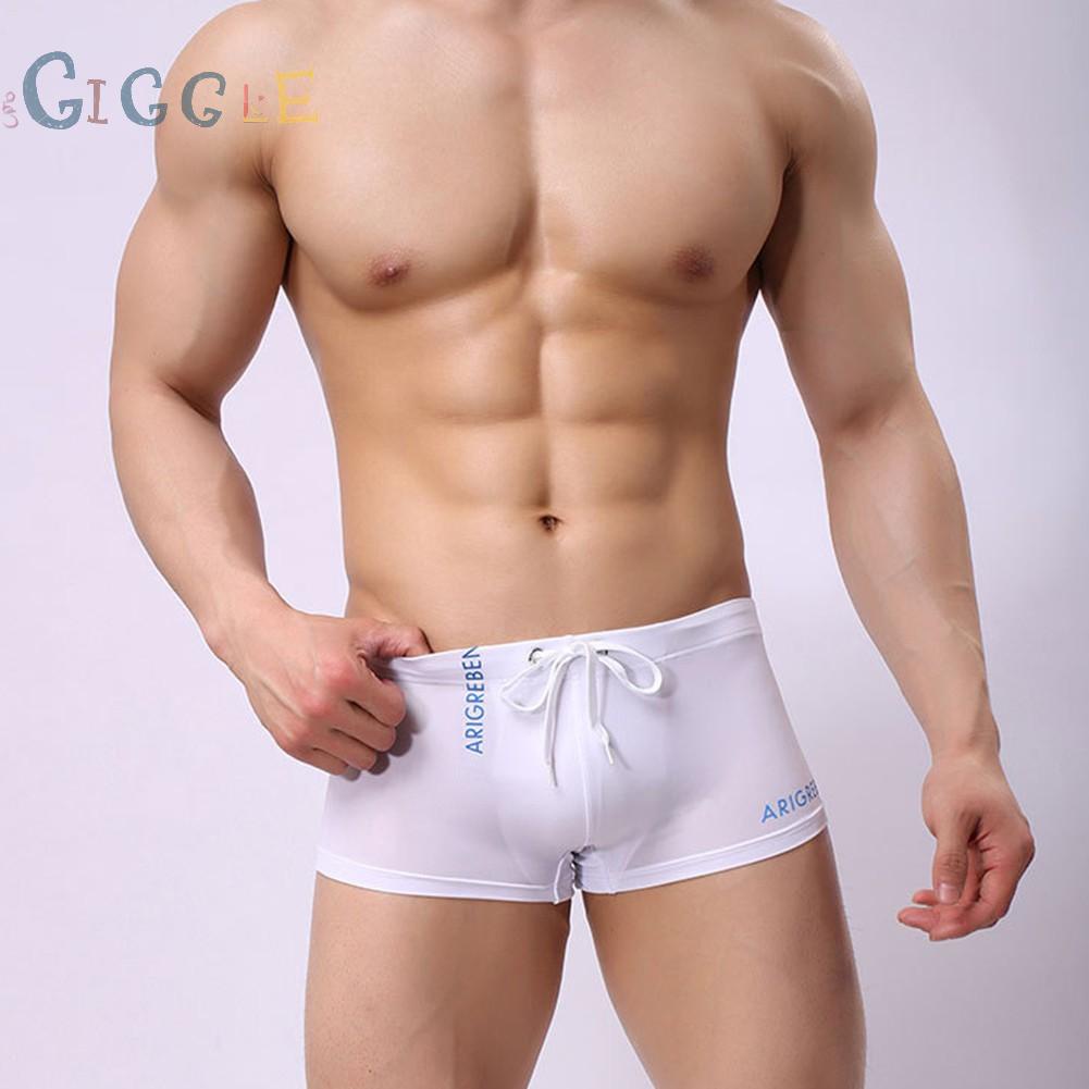 Brief Boxer Boxer Briefs Men\\\'s Nylon+Spandex S/M/L/XL/XXL Short Swim