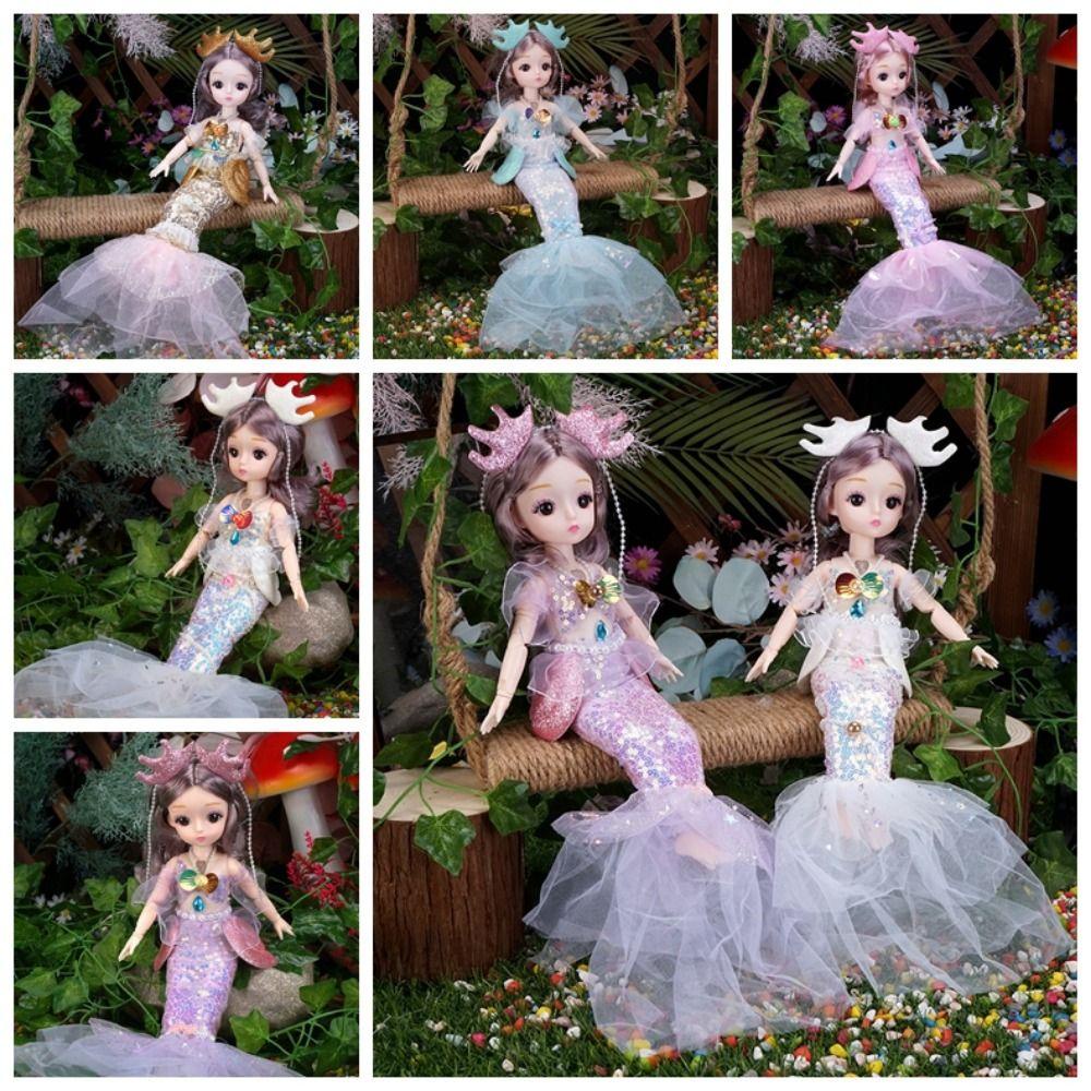 Mluck Búp Bê Nàng Tiên Cá Biết Hát Nàng Tiên Cá bjd Đang Bơi Lội Có Nhạc Dễ Thương