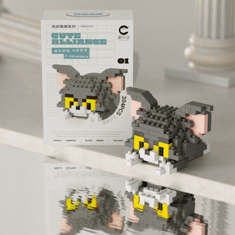 Khối Đồ Chơi Lắp Ráp Hình Gấu Trúc Nhỏ Dành Cho Bé