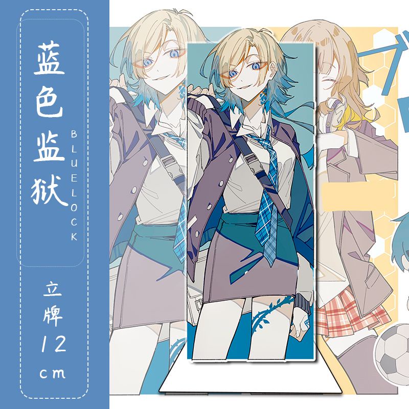 Mô hình Standee Isagi Yoichi Kunigami Rensuke Standing Anime BLUE LOCK Anime Manga Nhật Bản Phụ Kiện Trang Trí để bàn