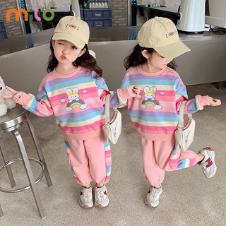 Set áo sweater + quần thời trang hàn quốc cho bé gái