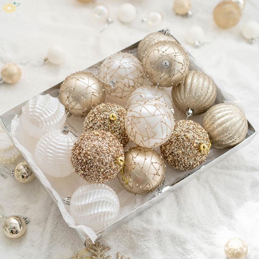 Christmas Tree 1-24pcs 2024 Accessories Baubles Tree Balls Wedding Ornament Xmas