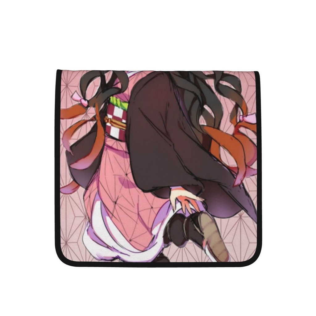 Khăn Tắm Vải Nhung San Hô Thấm Hút Tốt Họa Tiết demon slayer kamado nezuko 40 * 70 cm