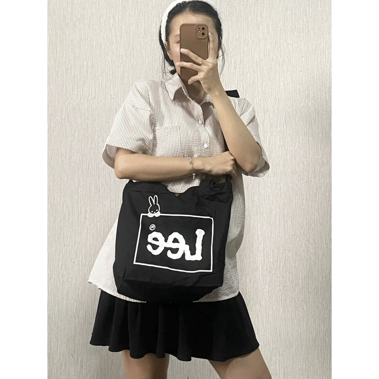 Túi Lee tote 2way canvas 29.26.14