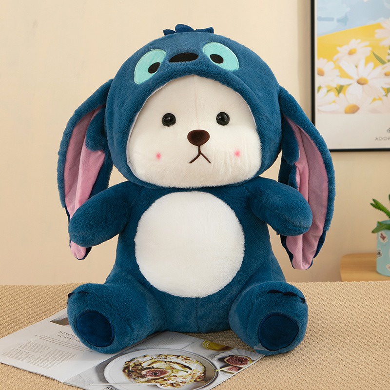 Thú Nhồi Bông Hình Gấu Hoạt Hình Xinh Xắn Sáng Tạo