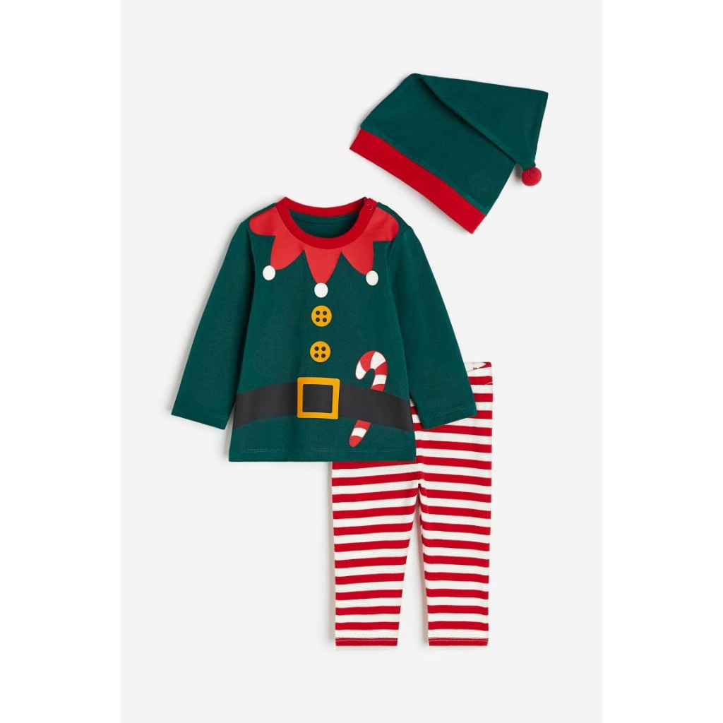 Bộ/ áo cotton họa tiết Halloween / Noel HM US/ UK/JP từ 4-6m đến 4-6y
