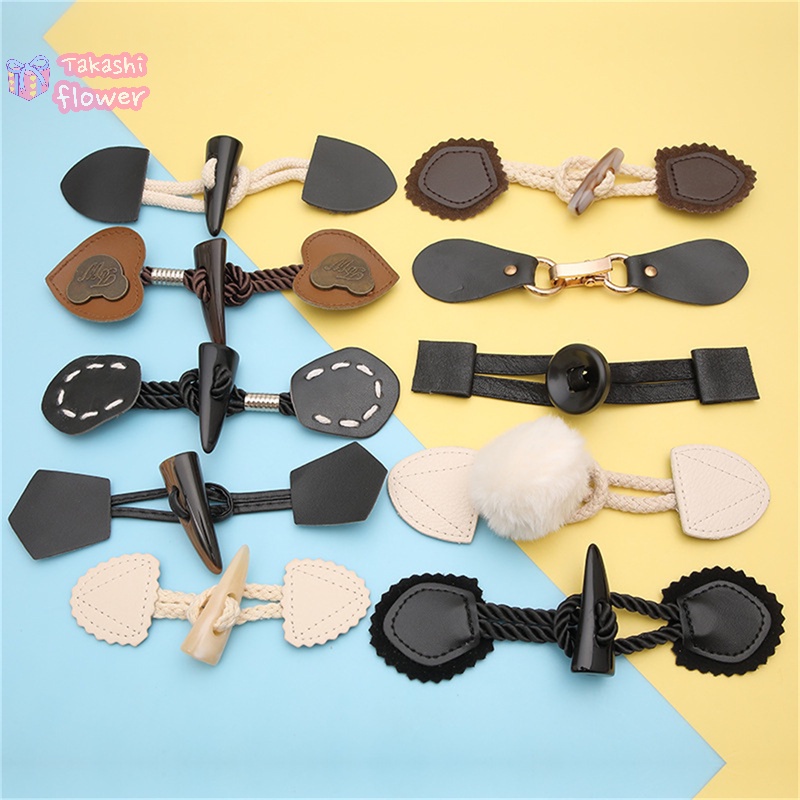 Set 2 Nút Gỗ Dùng May Đồ Da Thủ Công diy