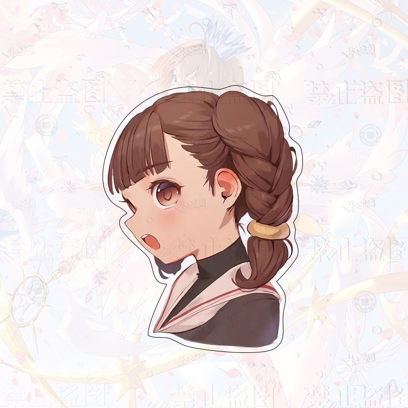 Trâm Cài Áo acrylic Họa Tiết Hoạt Hình Thủ Lĩnh Thẻ Bài sakura