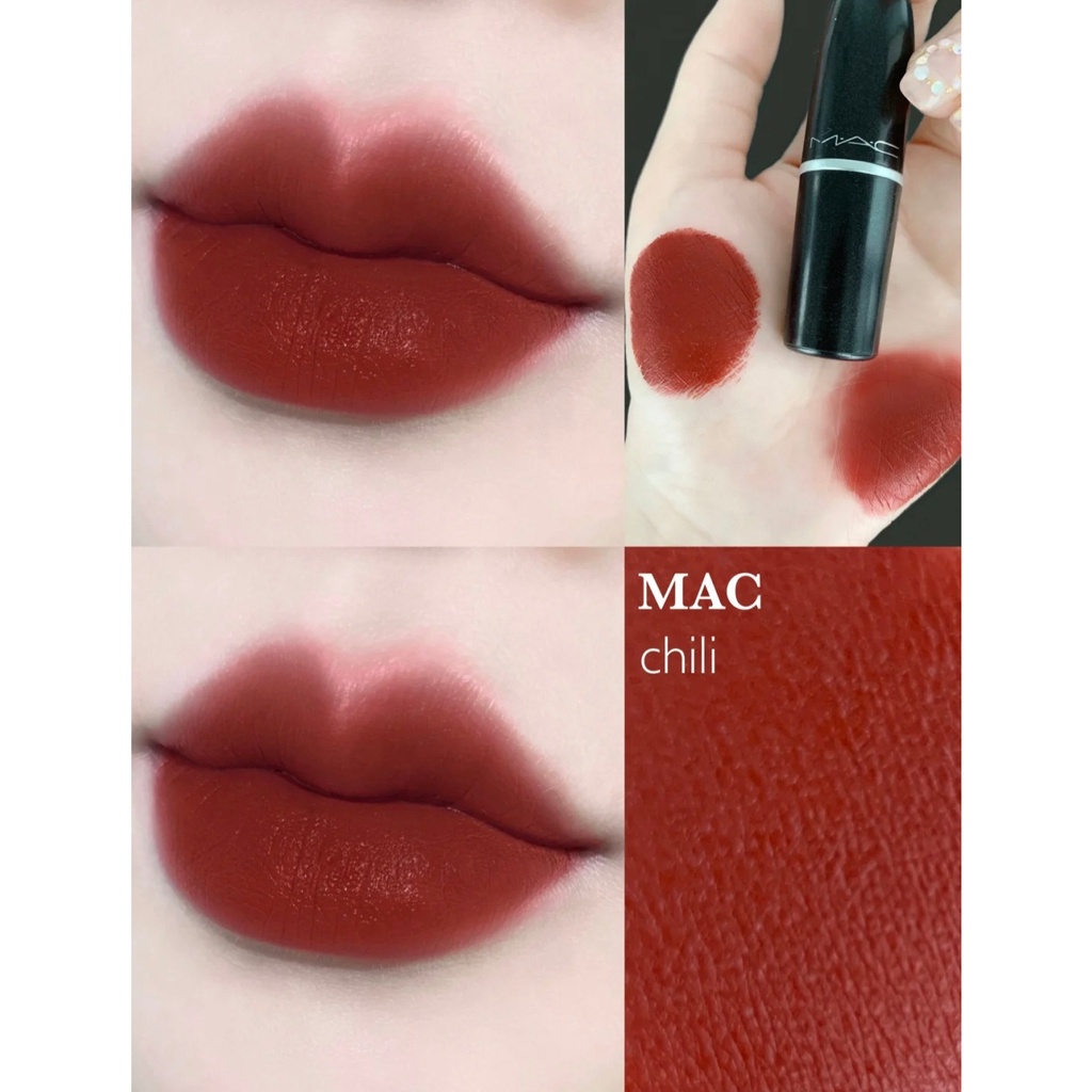 Son Thỏi MAC Amplified Creme Lipstick 3g Chất Lì Mịn Như Nhung Red Berry