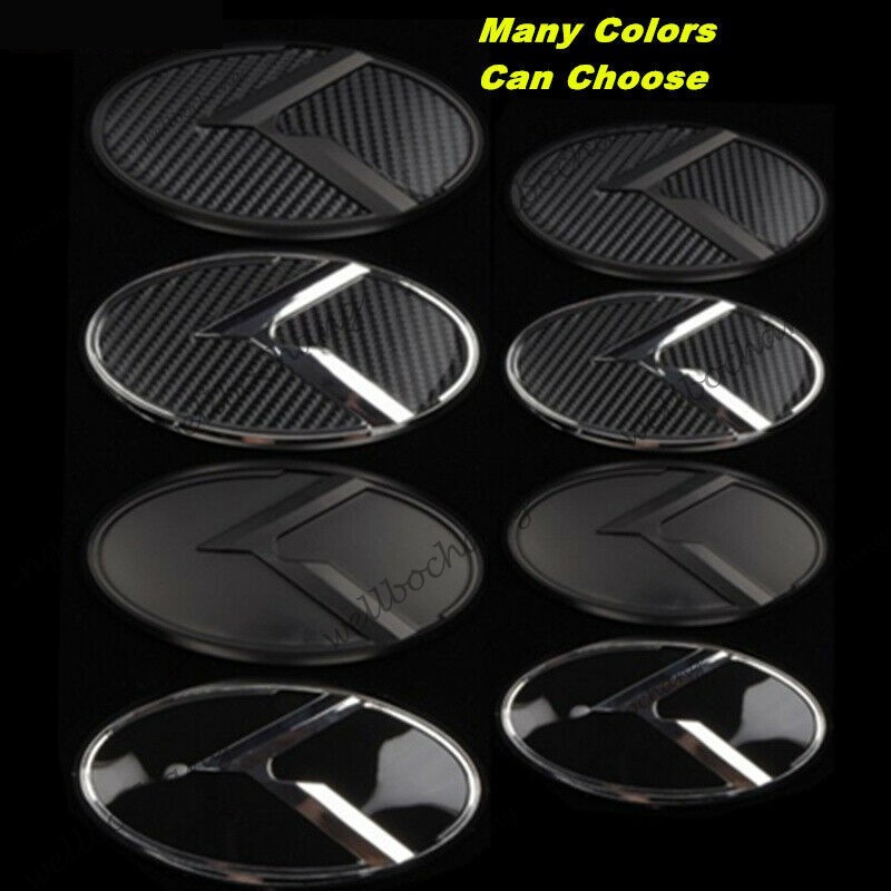 [Sẵn Sàng] Biểu Tượng Logo Kia K2 K3 Đường Cong Trước & Sau Kia Forte K5 Huy Hiệu Kia Logo