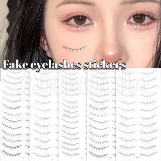 Miếng dán lông mi mí mắt dưới DIY / Miếng dán hình xăm lông mi giả 3D / Mô phỏng sáng tạo Miếng dán hình xăm lông mi / Miếng dán nối mi chuyển nước Miếng dán không đau
