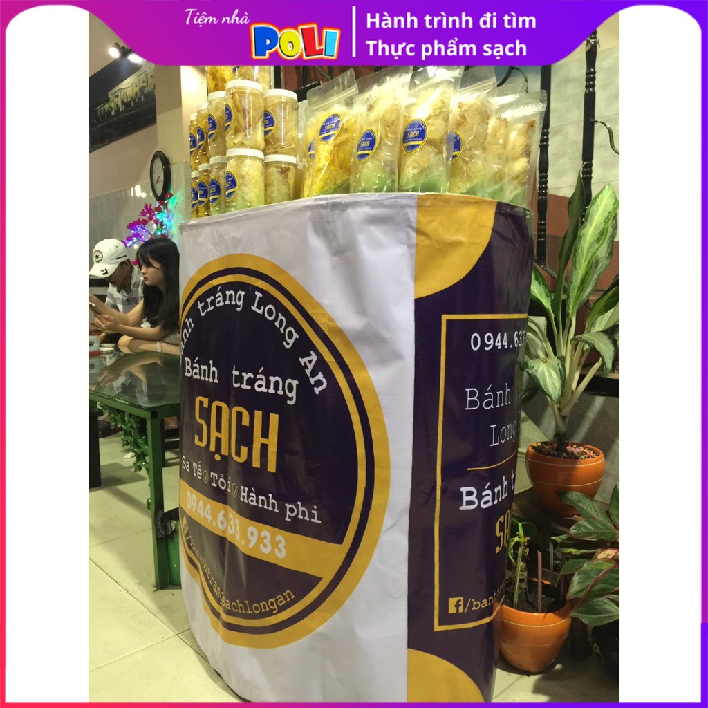 🌟 #BánhTrángSạch - Túi Bánh Tráng Long An Sa tế Hành phi - Cay 🌟