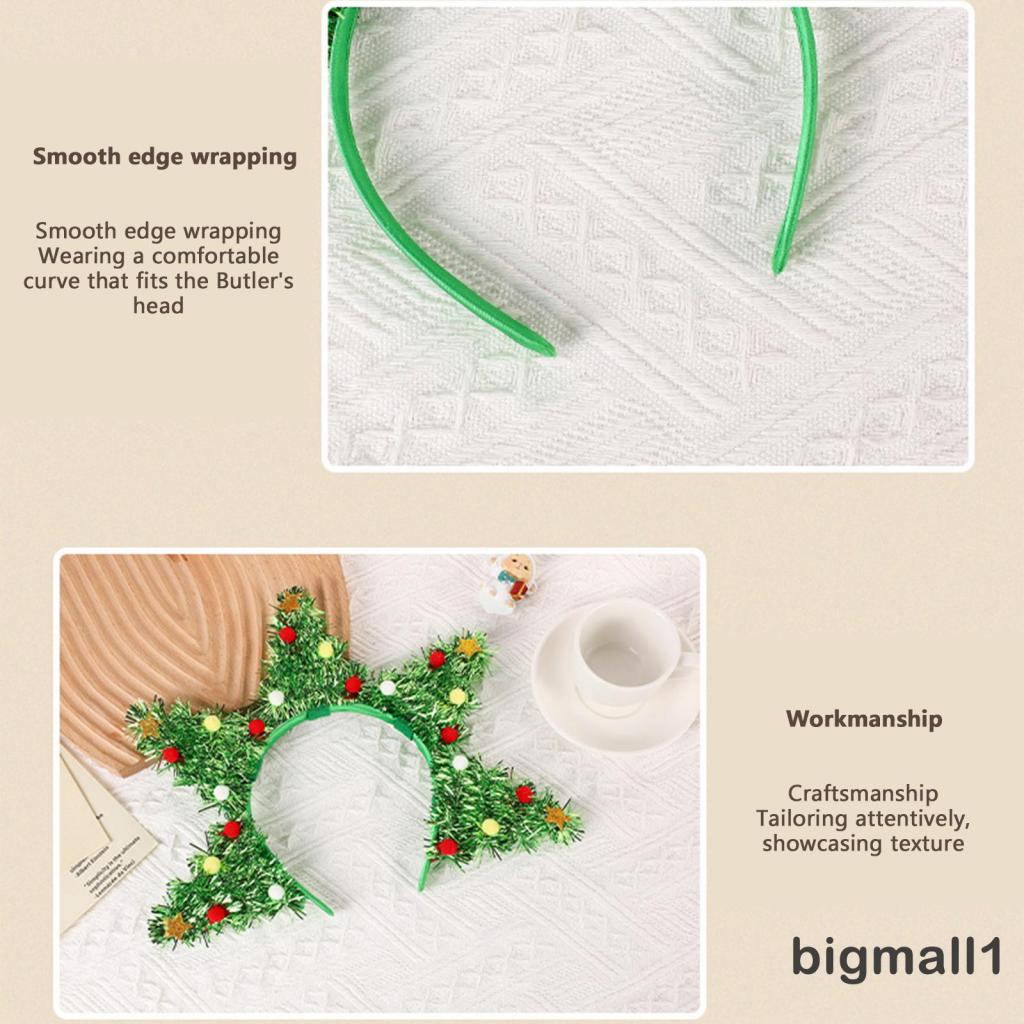 Băng Đô Cài Tóc Hình Cây Thông Noel Hoạt Hình Dễ Thương Cho Bé