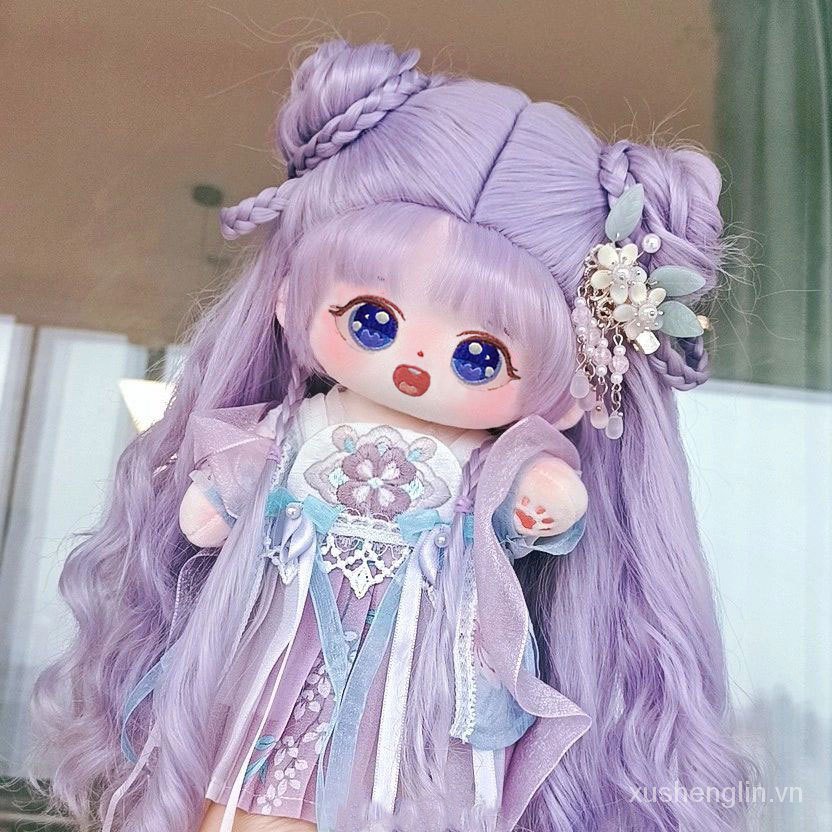 20cm Cotton Doll with Skirt for Free Doll Clothes Dress-up Human-Shaped Doll Super Cute Girls Gifts Cute Doll