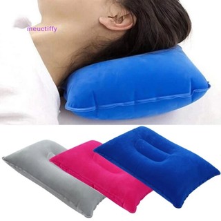 Meuctiffy gối bơm hơi kê cổ bằng pvc siêu nhẹ hỗ trợ cắm trại