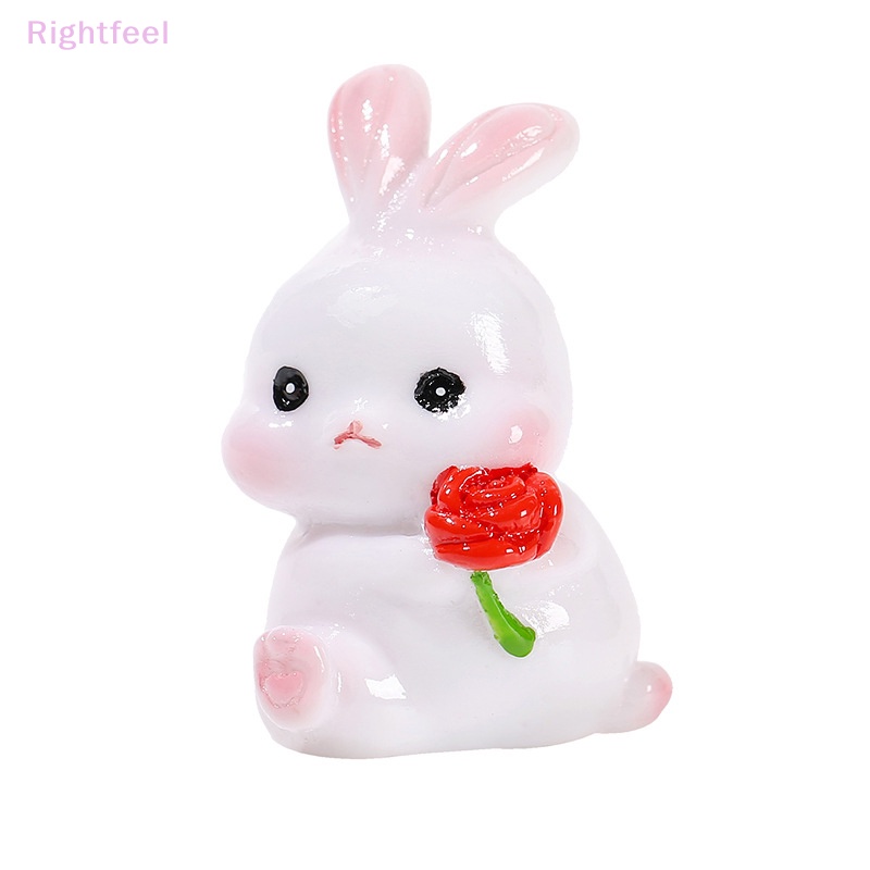 Cà Rốt / Thỏ Hoạt Hình Bằng Nhựa resin Dễ Thương Trang Trí Nhà Búp Bê Mới