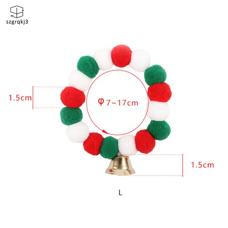 Vòng Cổ Thú Cưng Gắn Chuông Giáng Sinh / Năm Mới Thoải Mái