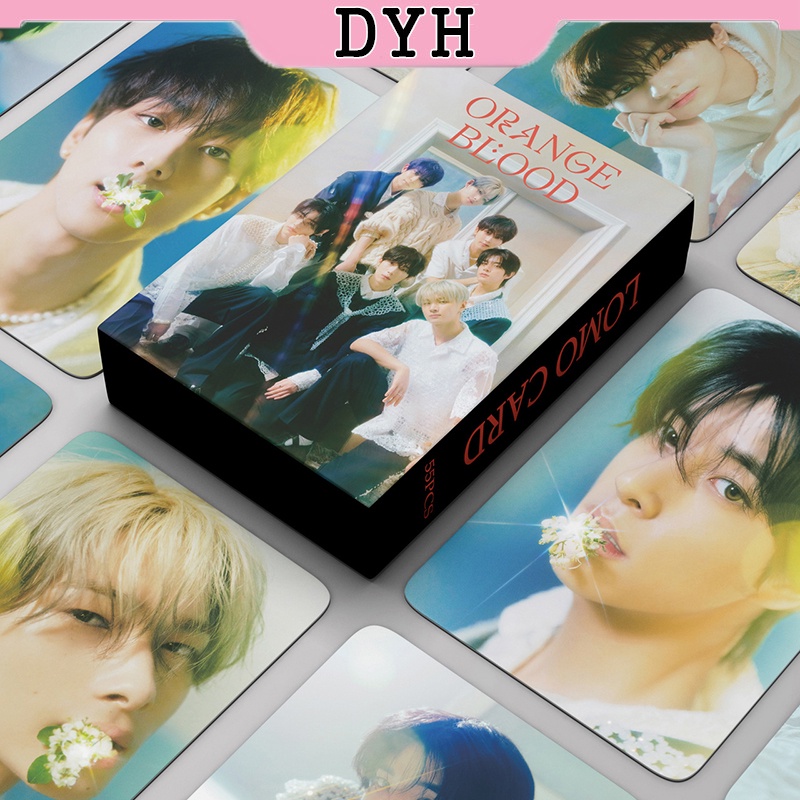 Hộp 55 Tấm Ảnh lomo card Nhóm Nhạc Hàn Quốc enhypen Cam Máu