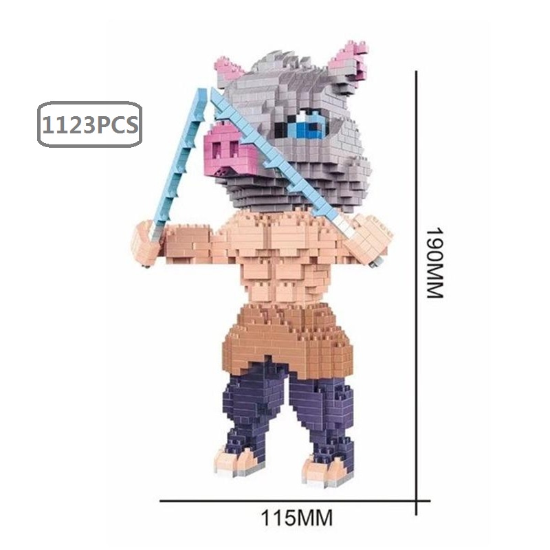 Hoạt Hình Bộ Đồ Chơi Mô Hình Nhân Vật demon slayer diy