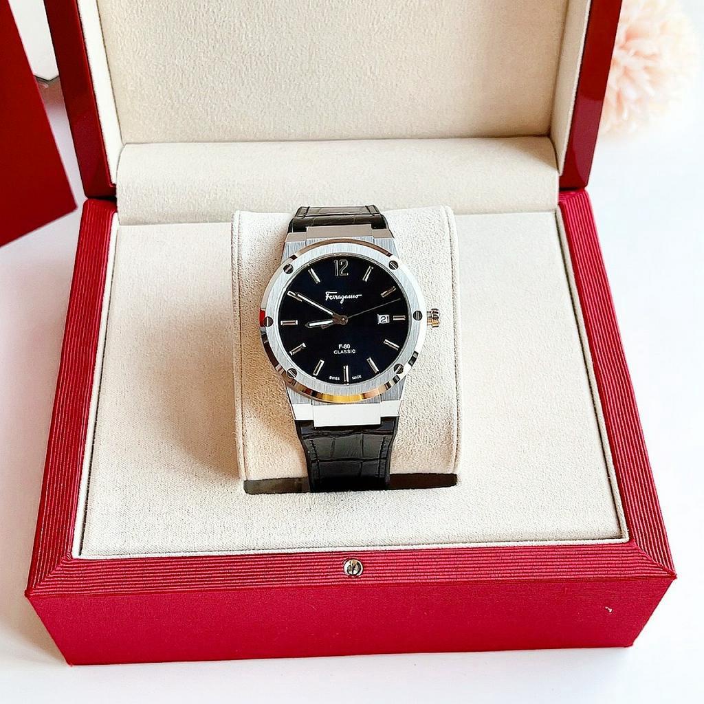 Đồng hồ chính hãng nam Salvatore Ferragamo F80 - Máy pin Thụy Sĩ - Kính Sapphire- Vỏ thép không gỉ