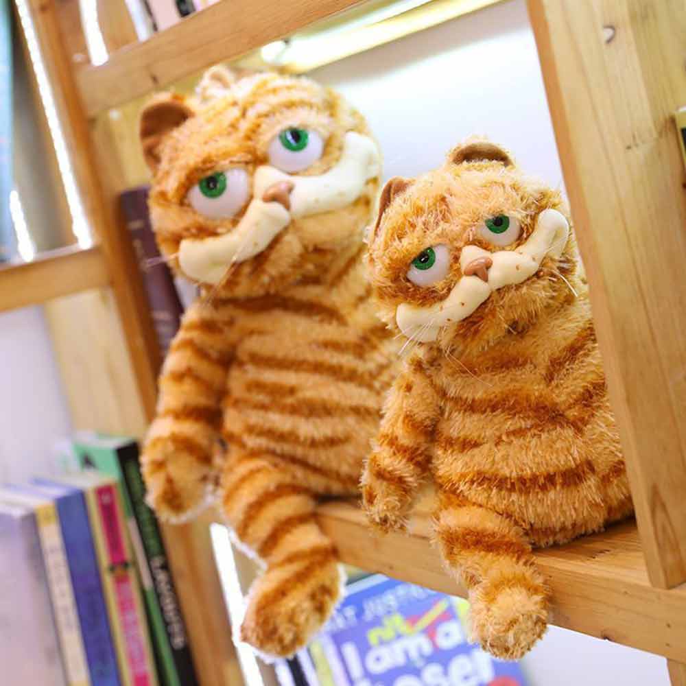 Cartoon Garfield Plush Toy Fat Cat Soft Stuffed Animal Teddy Pillow Doll 12/18''