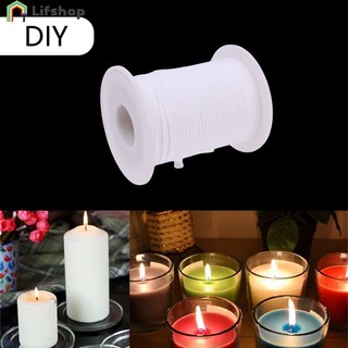Cuộn chỉ / dây thừng cotton dệt 61m làm đèn cầy / nến thủ công diy