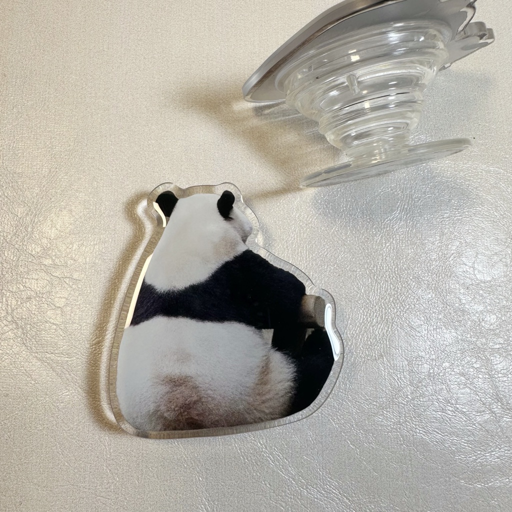 Giá Đỡ Điện Thoại Bằng acrylic Hình Gấu Trúc Dễ Thương Phong Cách Trung Hoa