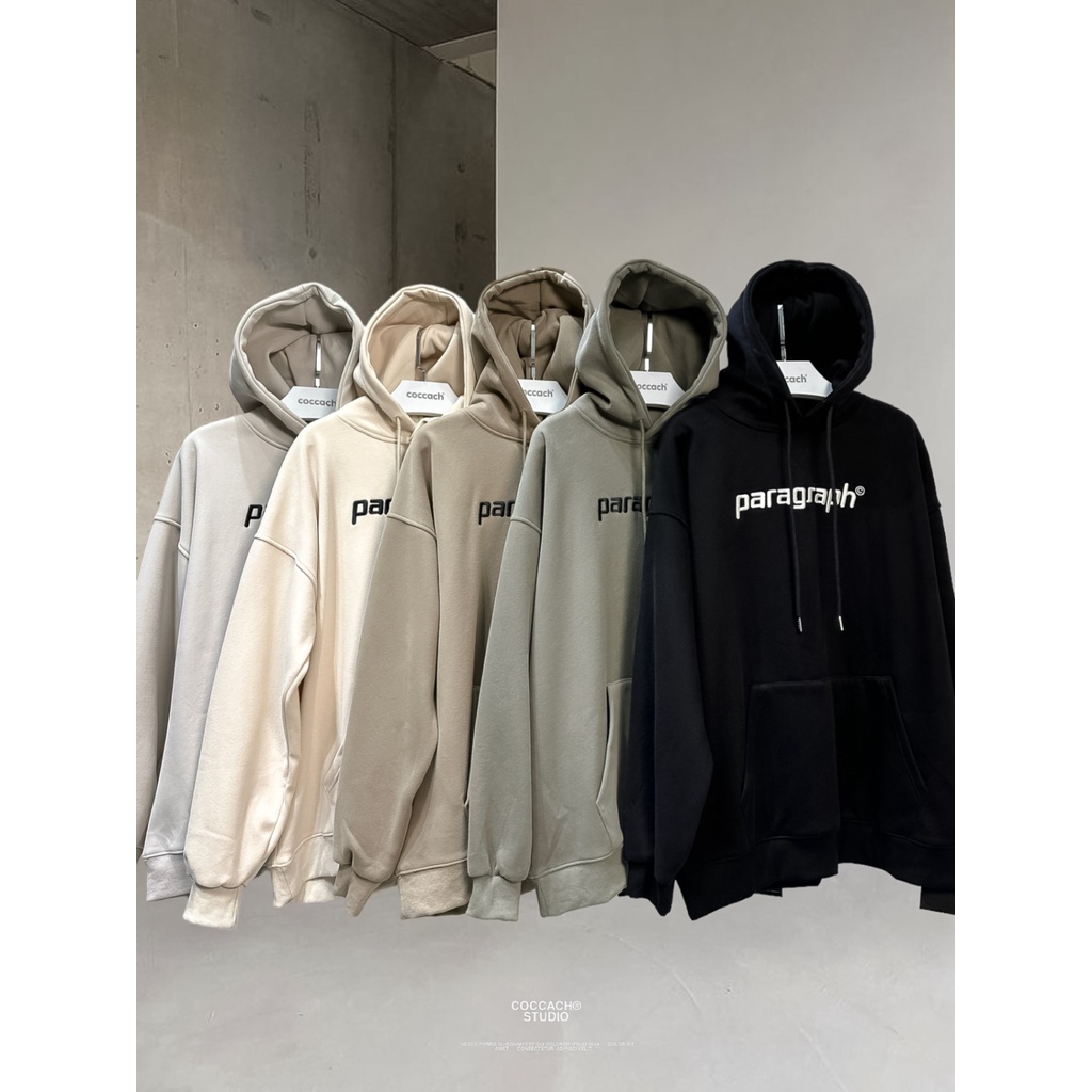 Áo hoodie unisex PARAGRAPH cao cấp AN2301 by COCCACH