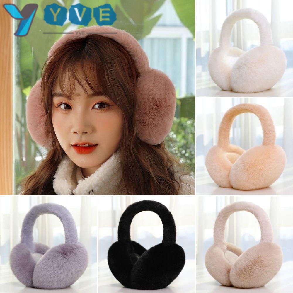 Yve Chụp Tai Giữ Ấm Mùa Đông Màu Trơn Thời Trang Bảo Vệ Tai Và Bịt Tai Mềm Mại Dành Cho Nam