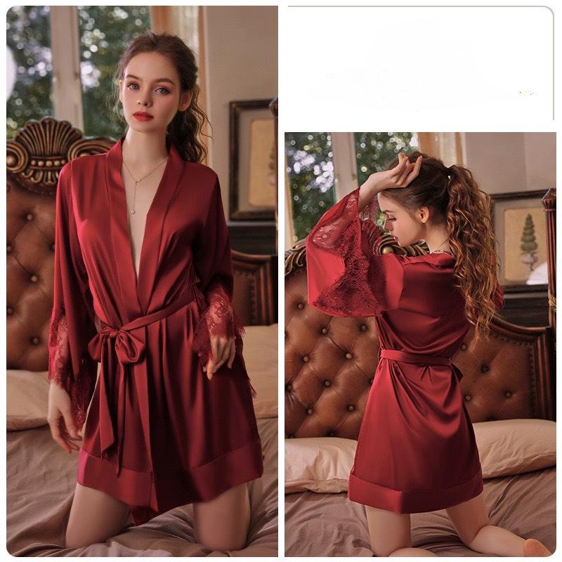 V93 Áo choàng lẻ Áo choàng lụa cao cấp
