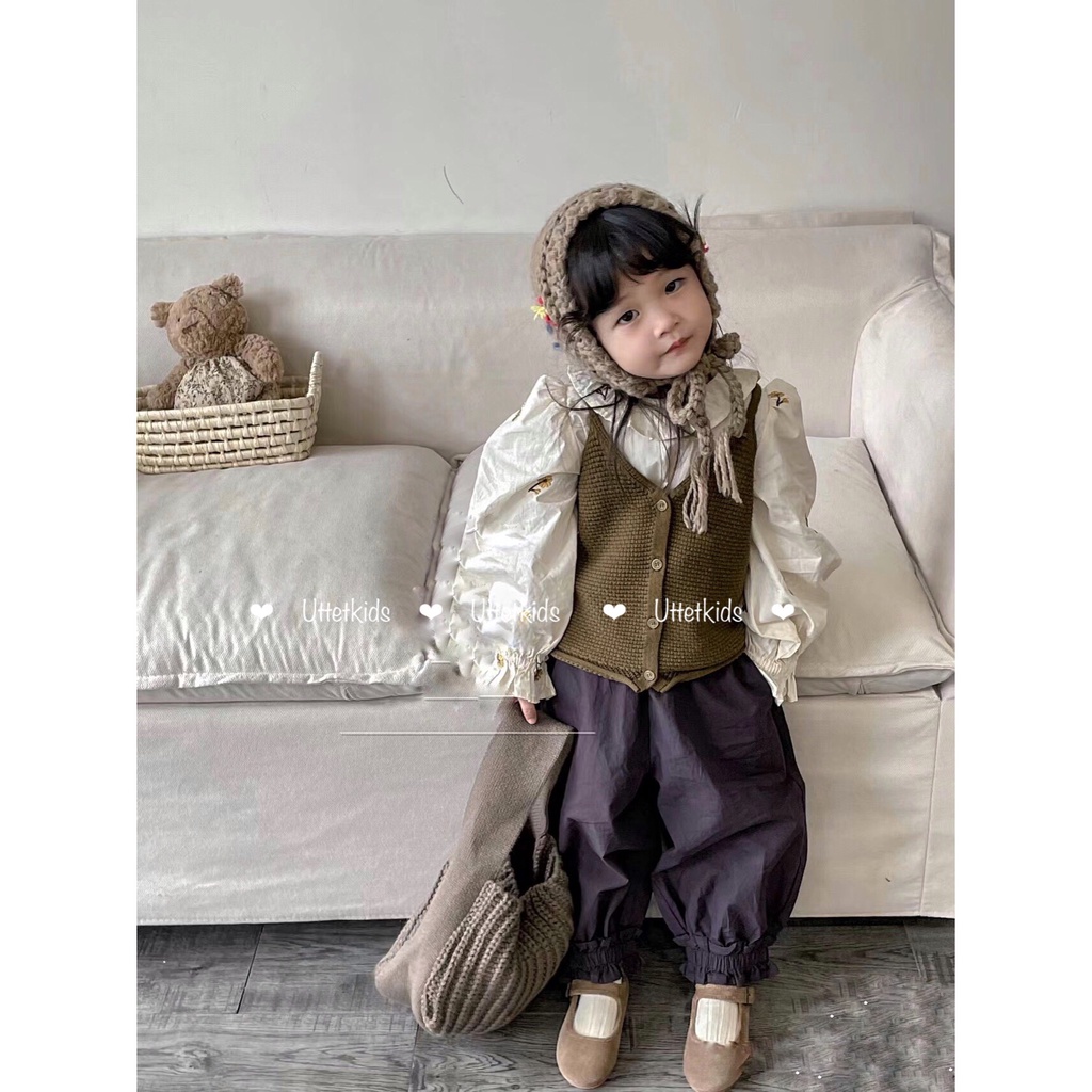 BĂNG ĐÔ LEN PHONG CÁCH HÀN QUỐC CHO BÉ GÁI MÙA THU ĐÔNG